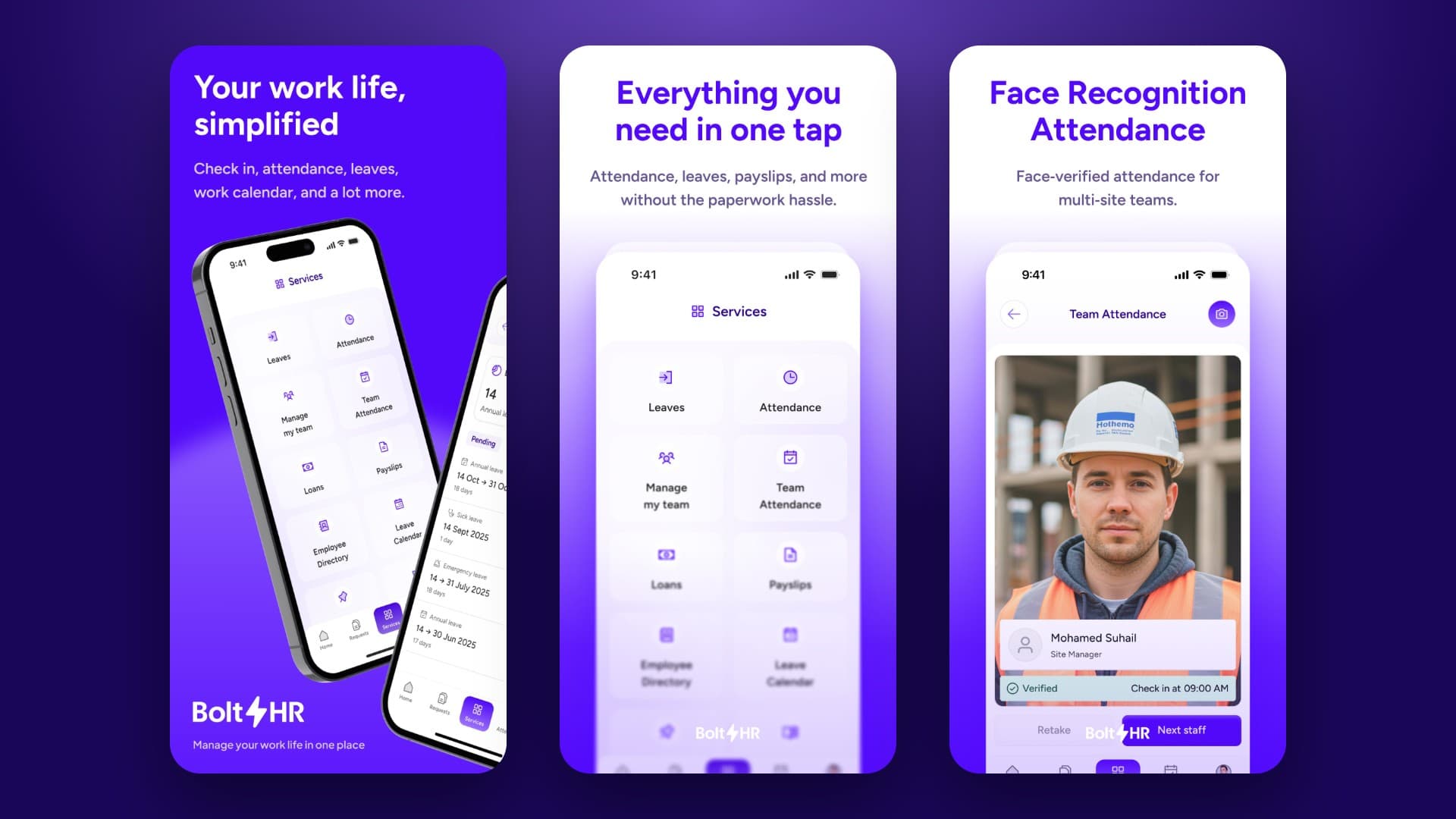 BoltHR — HR & Payroll Platform screenshot 2
