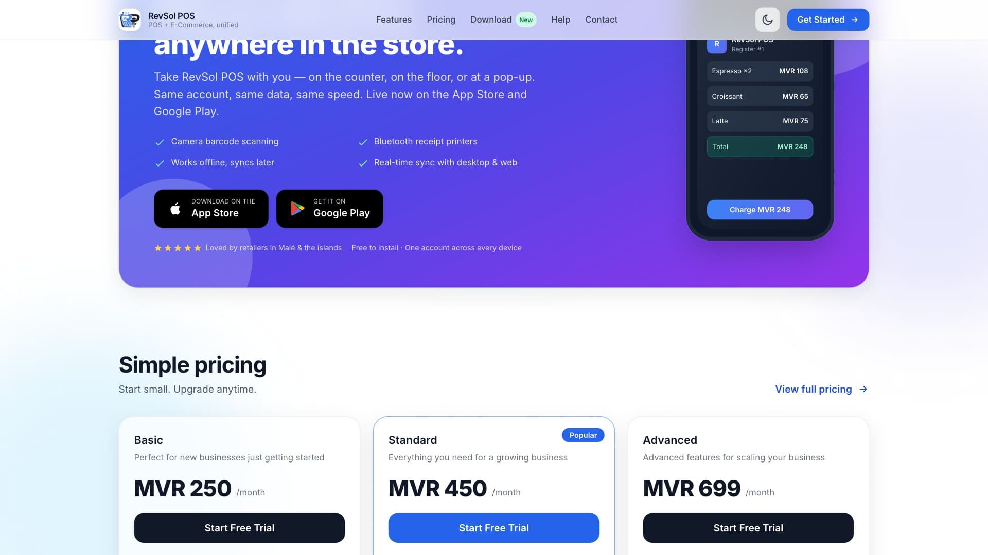 RevSol POS — Point of Sale & E-Commerce for the Maldives screenshot 4