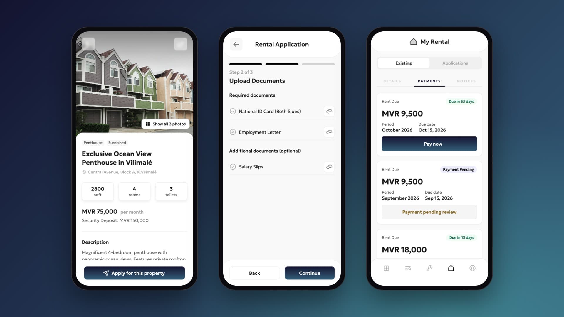 Hoadhaa Estate — Rental Management App screenshot 2