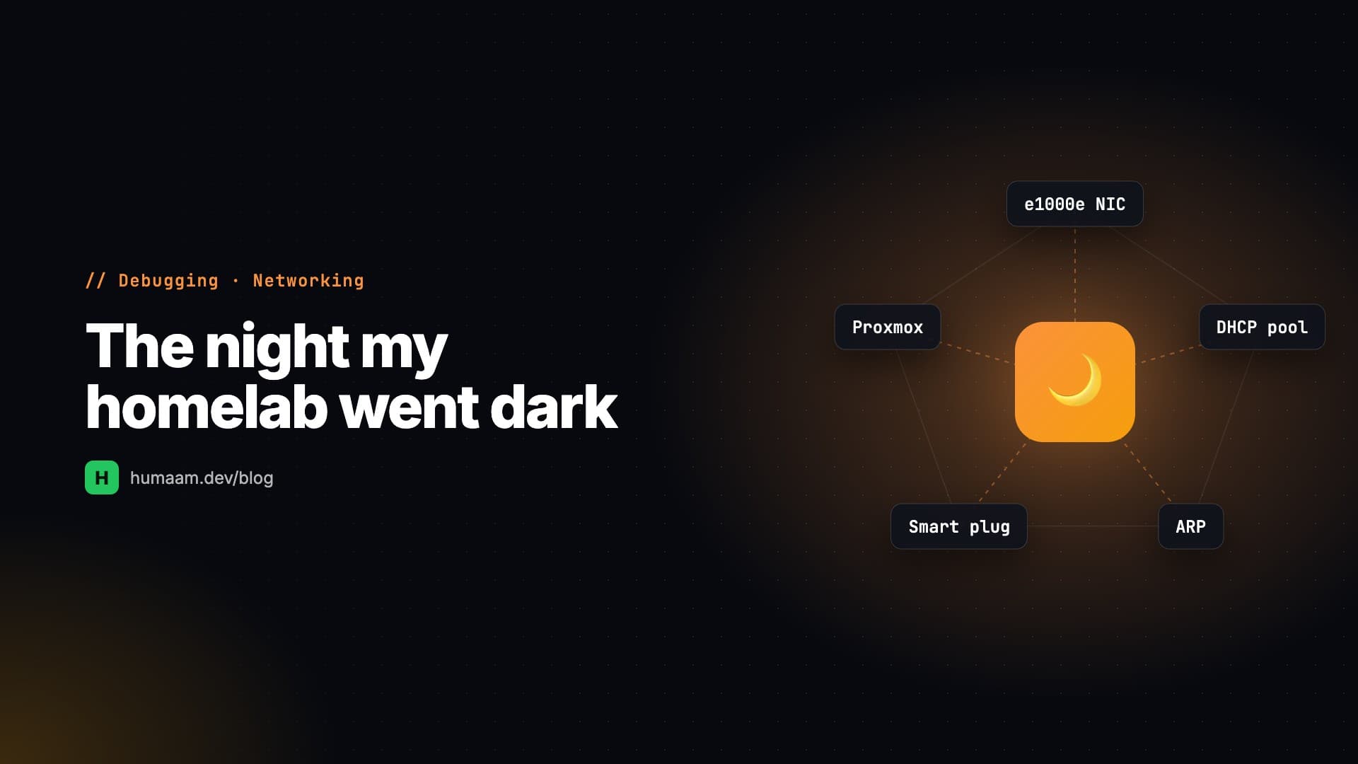 The Night My Homelab Went Dark: A Wedged NIC, a Smart Plug and an Impostor Laptop